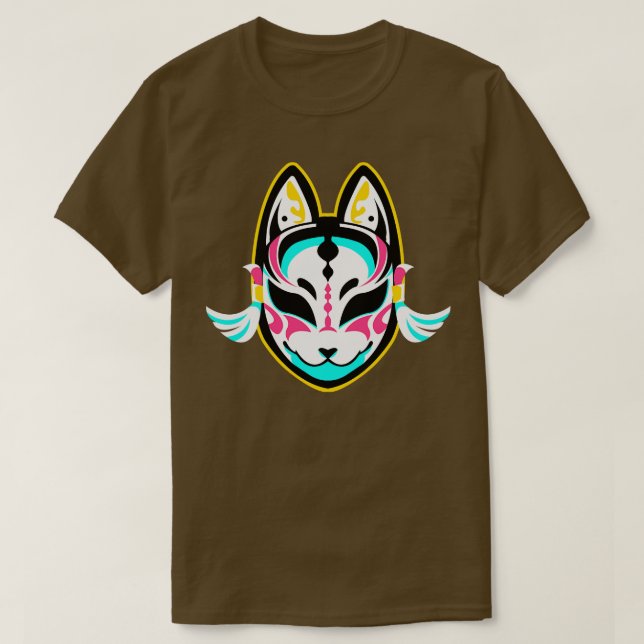 Camiseta Cat Oni Mask (Frente do Design)