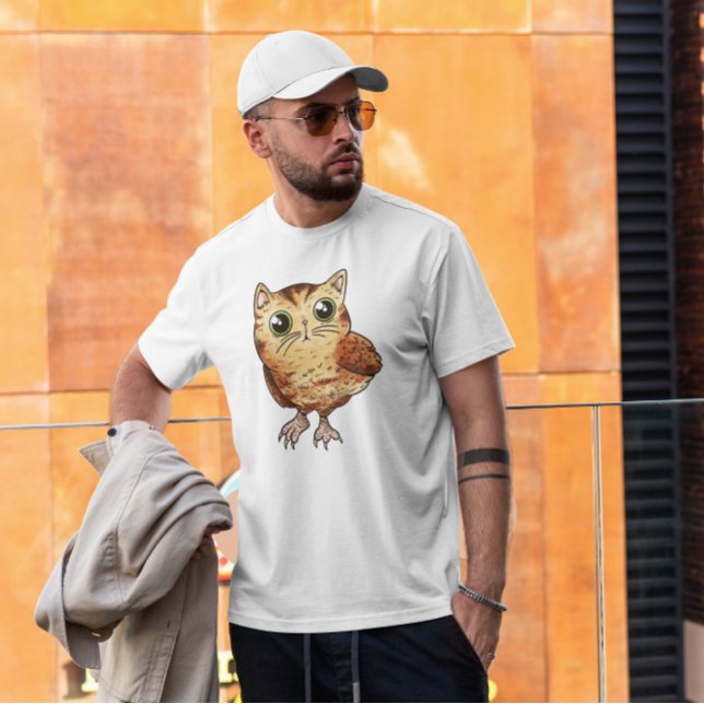 Camiseta Cat Owl (Criador carregado)