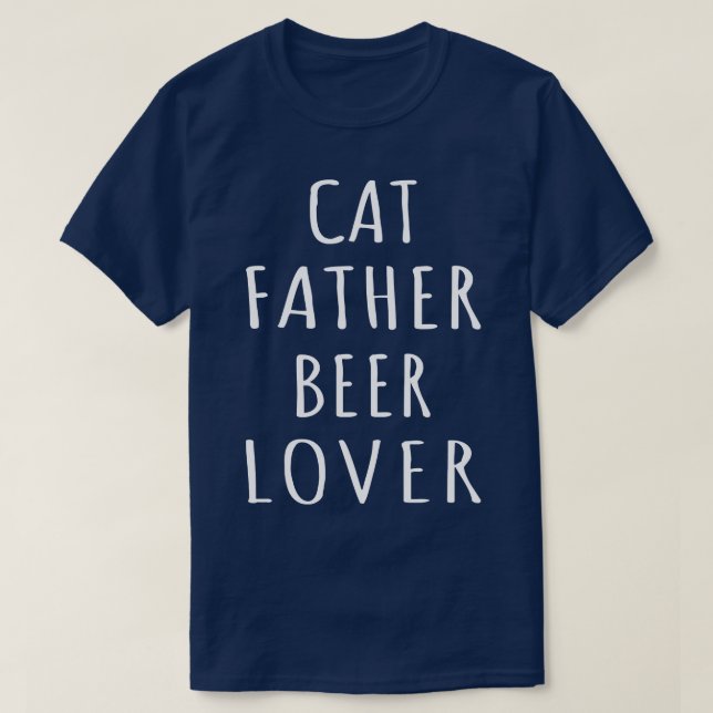 Camiseta Cat Padre Beer I (Frente do Design)
