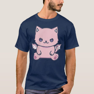 Camiseta Cat Pastel Goth Cute Kawaii Aesthetic Lover Owner 