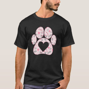 Camiseta Cat Paw Love Cat Mamãe Roupas Mulheres Adoção Cat