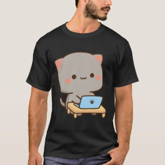 Camiseta Cat peach and goma Premium 