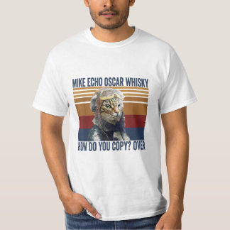 Camiseta Cat Pilot Mike Echo Oscar Whisky Como Copiar
