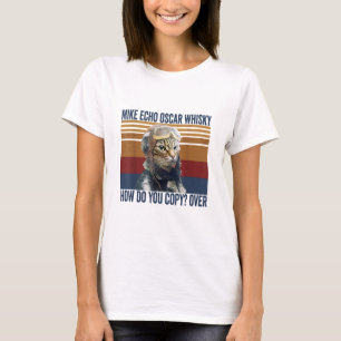 Camiseta Cat Pilot Mike Echo Oscar Whisky Como Copiar