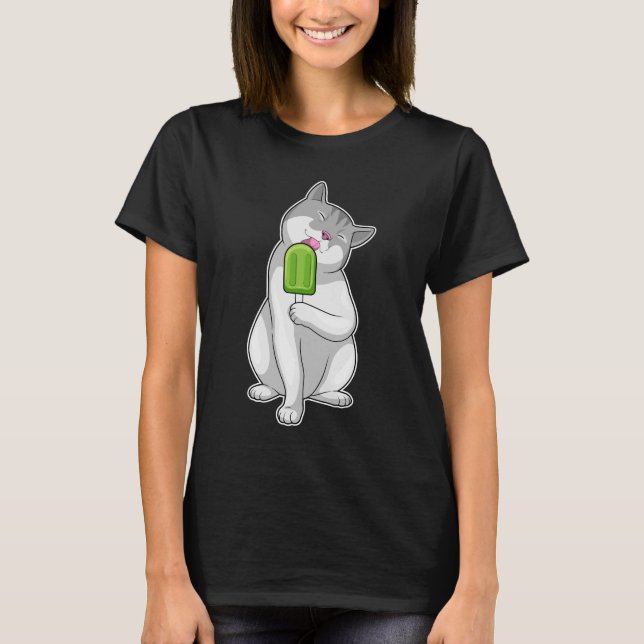 Camiseta Cat Popsicle (Frente)