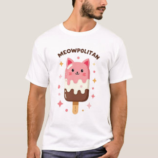 Camiseta Cat popsicle T-shirt pour hommes