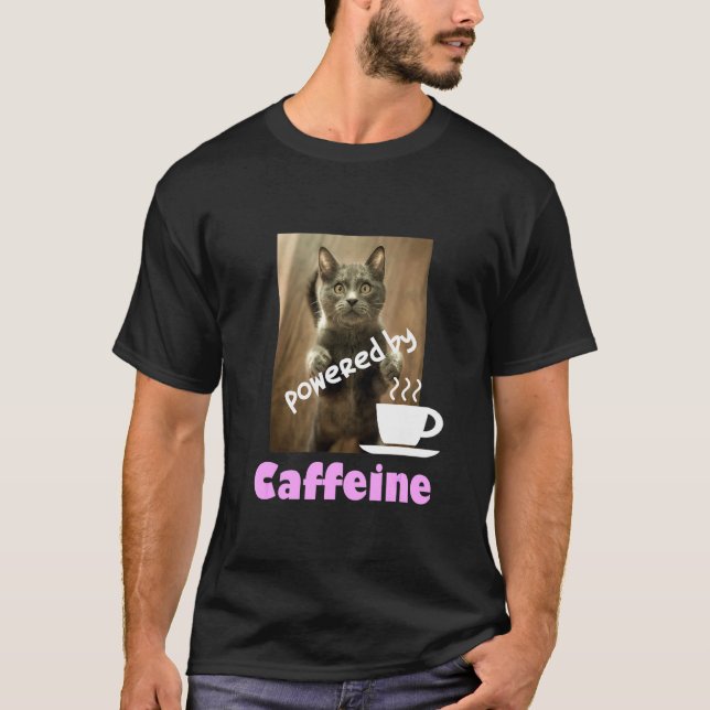 Camiseta Cat Power by Caffeine (Frente)