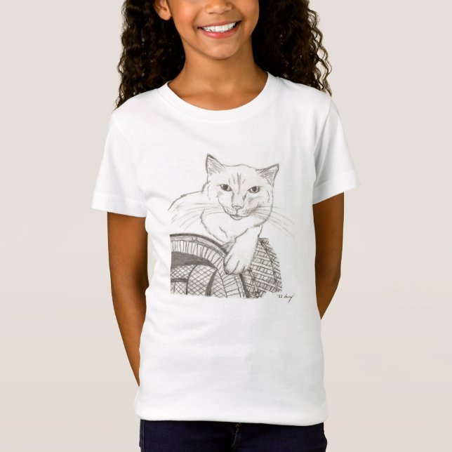 Camiseta Cat Ragdoll Retrait Girls Baby Doll T Shirt (Frente)