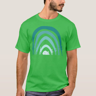 Camiseta Cat Rainbows Blues