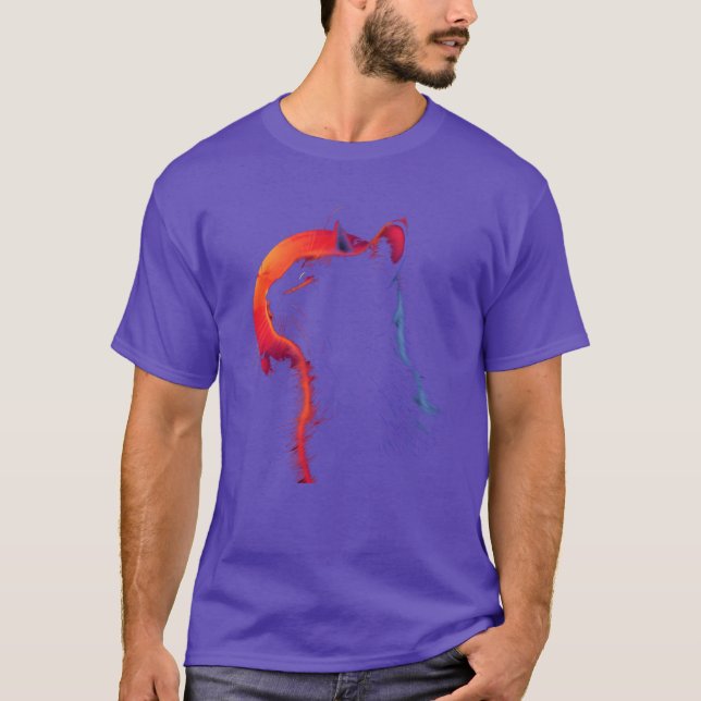 Camiseta Cat Retro Look Amigo (Frente)