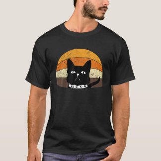 Camiseta Cat Retro Style Vintage Cat Retro Style T