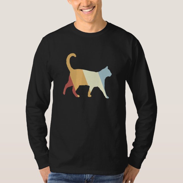 Camiseta Cat Retro Vintage 7 (Frente)