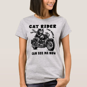 Camiseta Cat Rider Womens