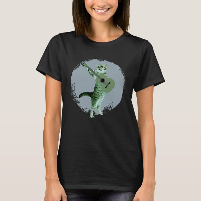 CAMISETA CAT ROCKER (Frente)