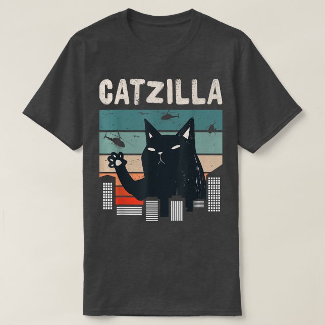 Camiseta Cat Roupa Catzilla  (Frente do Design)