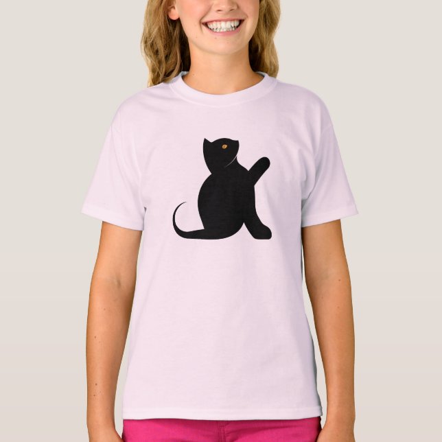 Camiseta Cat Say Hello (Frente)