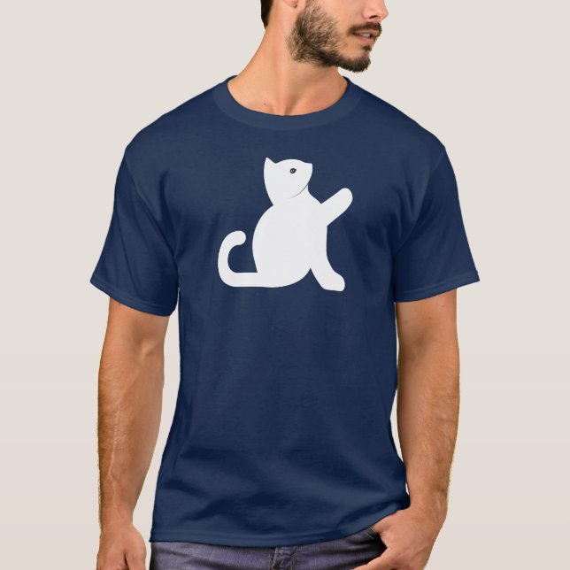 Camiseta Cat Says Hello (Frente)