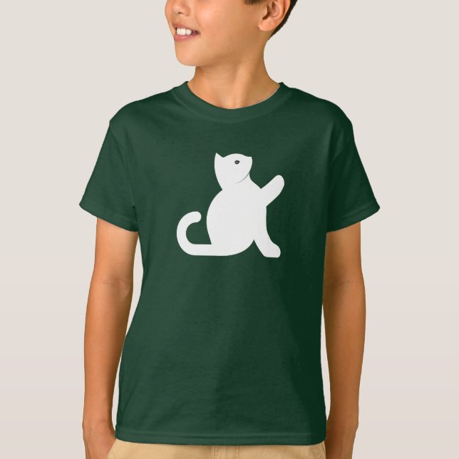 Camiseta Cat Says Hello (Frente)