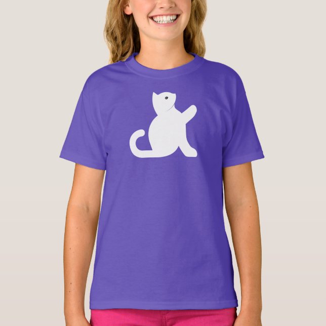 Camiseta Cat Says Hello (Frente)