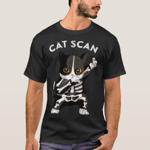 Camiseta Cat Scan Ct Digitalizar Engraçado Cat X-ray Meme R