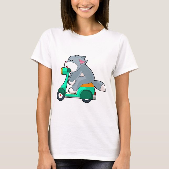 Camiseta Cat Scooter (Frente)