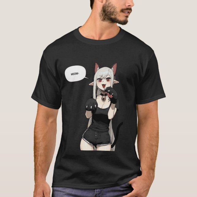 Camiseta cat shirt (Frente)