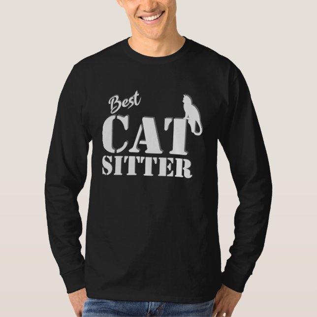 Camiseta cat sitter thank you (Frente)