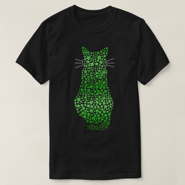 Camiseta Cat St Patricks Cattys Catricks Day Girls Women Sh (Frente do Design)