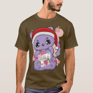 Camiseta Cat Strawberry Milk Kitten Chibi Anime N