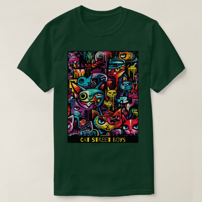 Camiseta Cat Street Boys (Frente do Design)