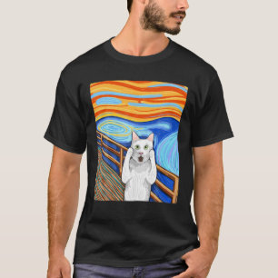 Camiseta Cat T, O Gato Engraçado De Miau, O Gato De Lover, 