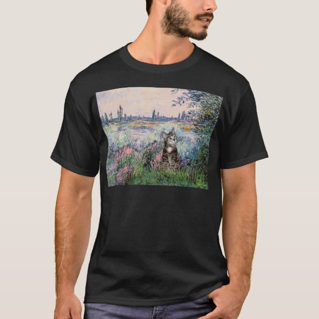 Camiseta Cat (Tabby 2) - Pelos Sena (Frente)