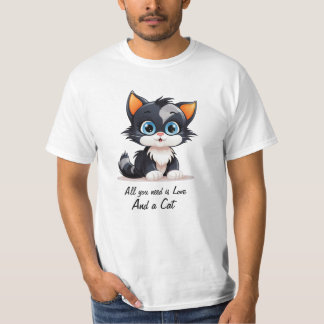 Camiseta Cat Tee by NickysArt