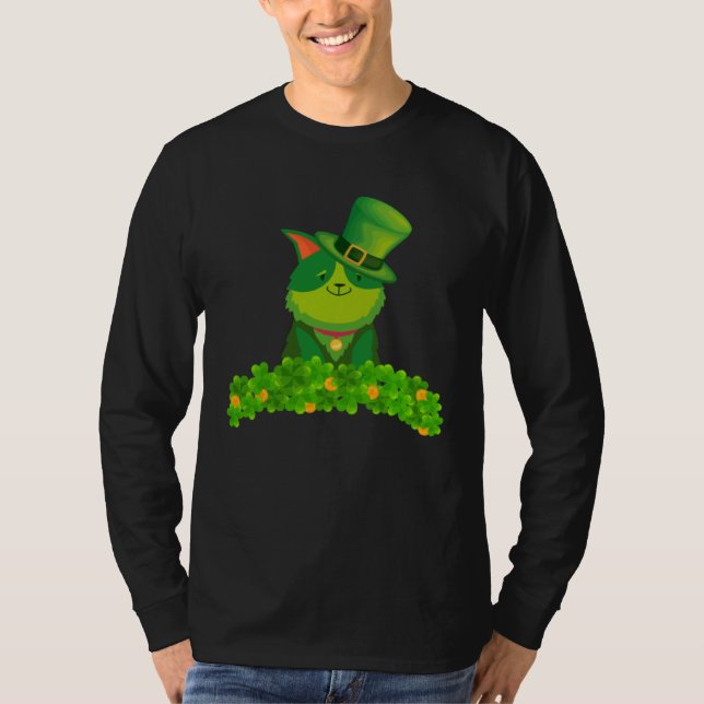 Camiseta Cat The Ultimate Guide to Celebrating St Patrick s (Frente)