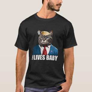 Camiseta Cat Trump 9 Vive Baby Funny Trump Cat 9 Vive Bab