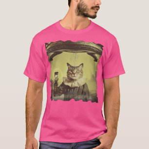 Camiseta Cat Ufo Selfie Invasão