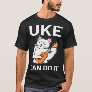 Camiseta Cat Ukulele Uke Pode Fazer Isso