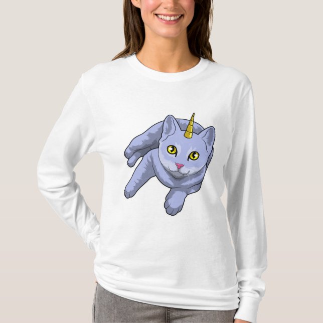 Camiseta Cat Unicorn (Frente)