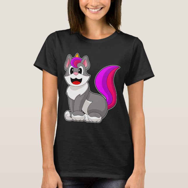 Camiseta Cat Unicorn (Frente)