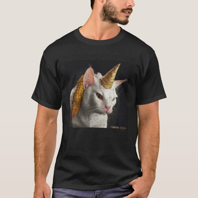 Camiseta Cat Unicorn Corn No Cob (Frente)