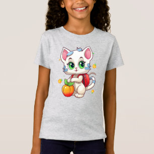 Camiseta Cat Vai Para A Escola 85241