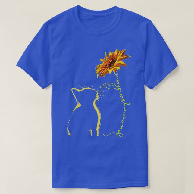 Camiseta Cat, Você É Meu Presente De Gatos Solares (Frente do Design)