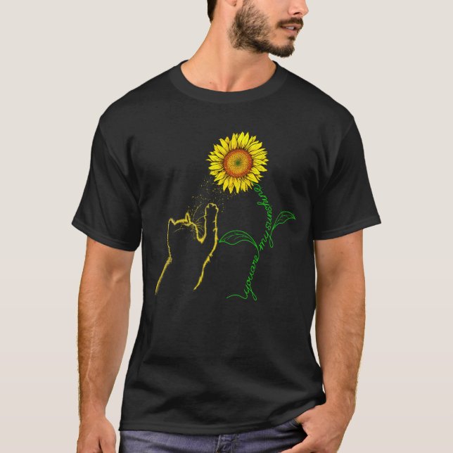 Camiseta Cat, Você É Minha Borboleta Sunshine (Frente)