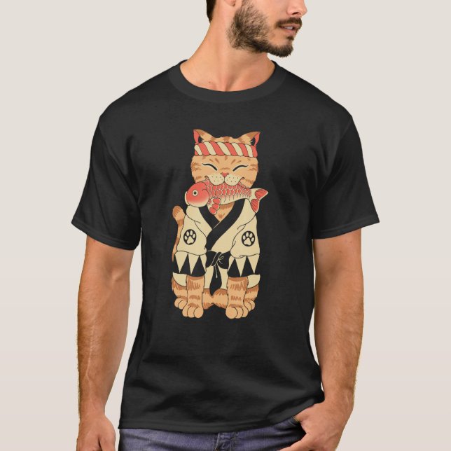 Camiseta Cat Warrior Meowster (Frente)