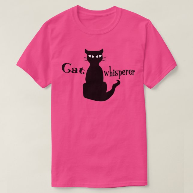 Camiseta Cat Whisperer (Frente do Design)