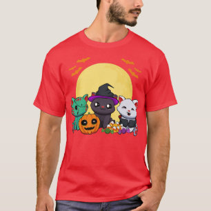 Camiseta Cat Witold Zombie Vampiro Preguiçoso Figurino de H