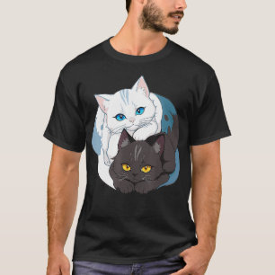 Camiseta Cat Yin Yang