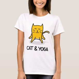 Camiseta Cat & Yoga