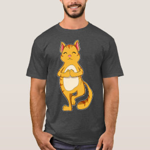 Camiseta Cat Yoga Exercise