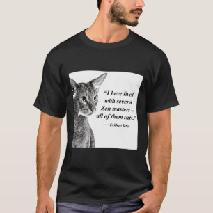Camiseta Cat Zen Master Eckhart Tolle